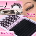 thumbnail image 2 of Lash Clusters Kit CORUSCATE 100D, extensión para pestañas largas, 2 of 7