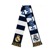 Real Madrid 5-piece Soccer Set, Ultimate Fan Pack includes: Jacket, T-Shirts,Jersey, Scarf, And Ball - Medium