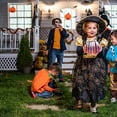 thumbnail image 5 of Fall Lighted Glass Pumpkins – Battery Operated Mercury Glass Pumpkin Decor with LED Lights, Autumn Thanksgiving Halloween Table Centerpiece Decorations for Home, Fireplace, Mantel, 5 of 6