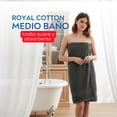 thumbnail image 3 of Toallas de Medio baño | Secado Rápido |  Algodón (Gris Oxford), 3 of 5