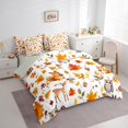 thumbnail image 3 of Homewish Maple Leaves 7-Piece Bedding Comforter Set For Children Teens Adults,Cartoon Animal King Bedding Sets,Autumn Fall Ultra Soft Bed Sheets,Ultra Soft Home Decor,Reversible, 3 of 8