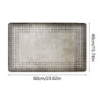thumbnail image 3 of Zynviq Solid Color Area Rugs 23.6" X 15.7" Throw Rug Linen Washable Gray Rectangular Small Rug for Dining Room, 3 of 6