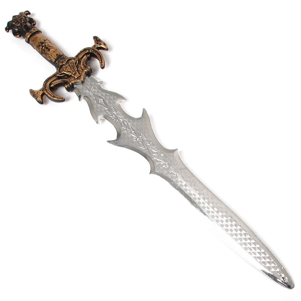 Ancient Viking Adventurer Halloween Costume Prop Sword, 21.5", Silver