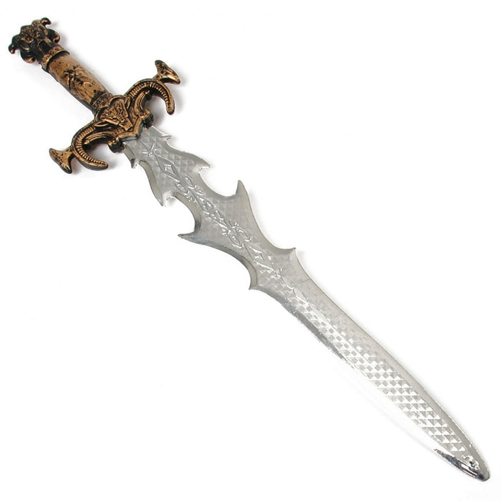 Ancient Viking Adventurer Halloween Costume Prop Sword, 21.5", Silver