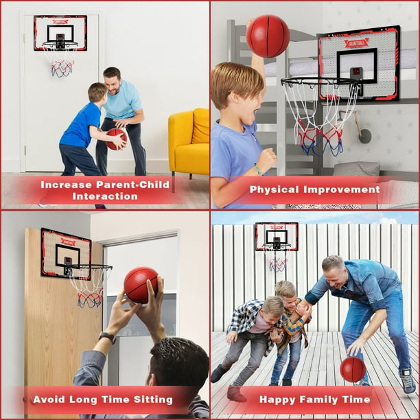 Indoor Basketbalveld Achtergrond Basketballers Trainen Voor De Spelen