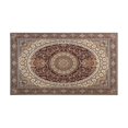 thumbnail image 2 of Vintage Dark Brown Pattern Boho Rugs and Mats Non Skid Washable Absorbent Microfiber Soft Kitchen Mat for Floor Set Of 2 Decor Stain Resistant 17"x47"+17"x30", 2 of 7