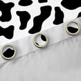 thumbnail image 4 of Homewish Cow Print Curtains Pack of 2 (42x84 Each) for Boys Girls,Black White Curtains Blackout,Farmhouse Animal Bedroom Curtains,Microfiber Bedroom Decor, 4 of 6