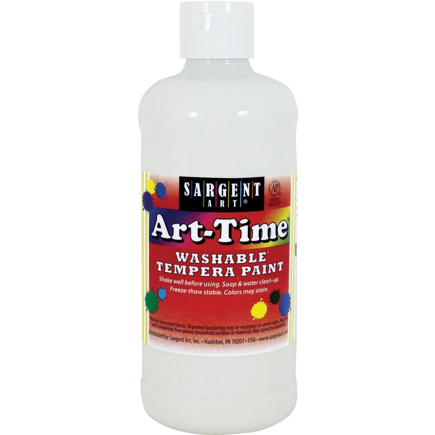 Sargent Art White Tempera Paint, 16 oz.