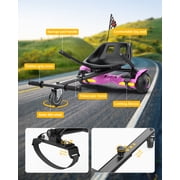 MIHOVER Self Balancing Scooter with Seat Attachment,Balancing Scooter for Kids or Adults with Adjustable Length, Fits 6.5 8 10 ,360°swivel Wheel UL2272 & CPC Certified