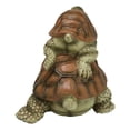 thumbnail image 3 of Nautical Marine Turtle Tortoise Mother Piggybacking Hatchling Family Figurine, 3 of 9