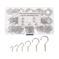thumbnail image 1 of Hooks Hook Hook Cup Hanging Question Nickel Hanger Utensil Rack Pans Pots Bathroom Kitchen Wall Sundries Mark Outdoor, 1 of 6