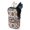 Aztec Leopard Print, variant on SEANATIVE Double Glasses Case Soft Portable 2 Compartment Eyeglass Sunglasses Pouch Portable Travel Eyewear Organizer Travel Eyeglasses Holder Bag with Zipper, Zebra Stripe