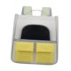 thumbnail image 2 of Bolsa de viaje de la ventana transparente de la mochila para el portador de gatos para conejos de gatito gatito de senderismo amarillo, 2 of 8