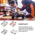 thumbnail image 4 of 1/16 Scale RC Car Shock Absorber RC Car Shock Absorber Set Vehicle Pull Rod Servo Linkage Kit Automobile Toys Repair Modified Accessories Black, 4 of 6