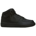 thumbnail image 2 of Nike Air Force 1 Black Mid Top Basketball Shoes Boys / Girls Style :314196, 2 of 7