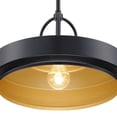 thumbnail image 6 of Designers Fountain Odea 14 inch 1-Light Matte Black Transitional Pendant Light, D295M-14P-MB, 6 of 9