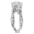 thumbnail image 3 of Empire Jewelry 1.8 Ct Round Moissanite Solitaire Diamond Ring - Twisted Vine Design with Accent Stones - 14K White Gold Plated Jewelry - Engagement Jewelry Wedding Ceremonies and Meaningful Occasions, 3 of 3