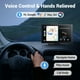 thumbnail image 3 of HAUXIY Pantalla Apple Carplay Inalámbrica para Coche 4K Dash Cam, Apple Carplay Portátil de 9" y Estéreo Auto Android Auto, con Cámara de Respaldo 1080p, Navegación GPS/Enlace Espejo/Control de Voz/Bl, 3 of 5