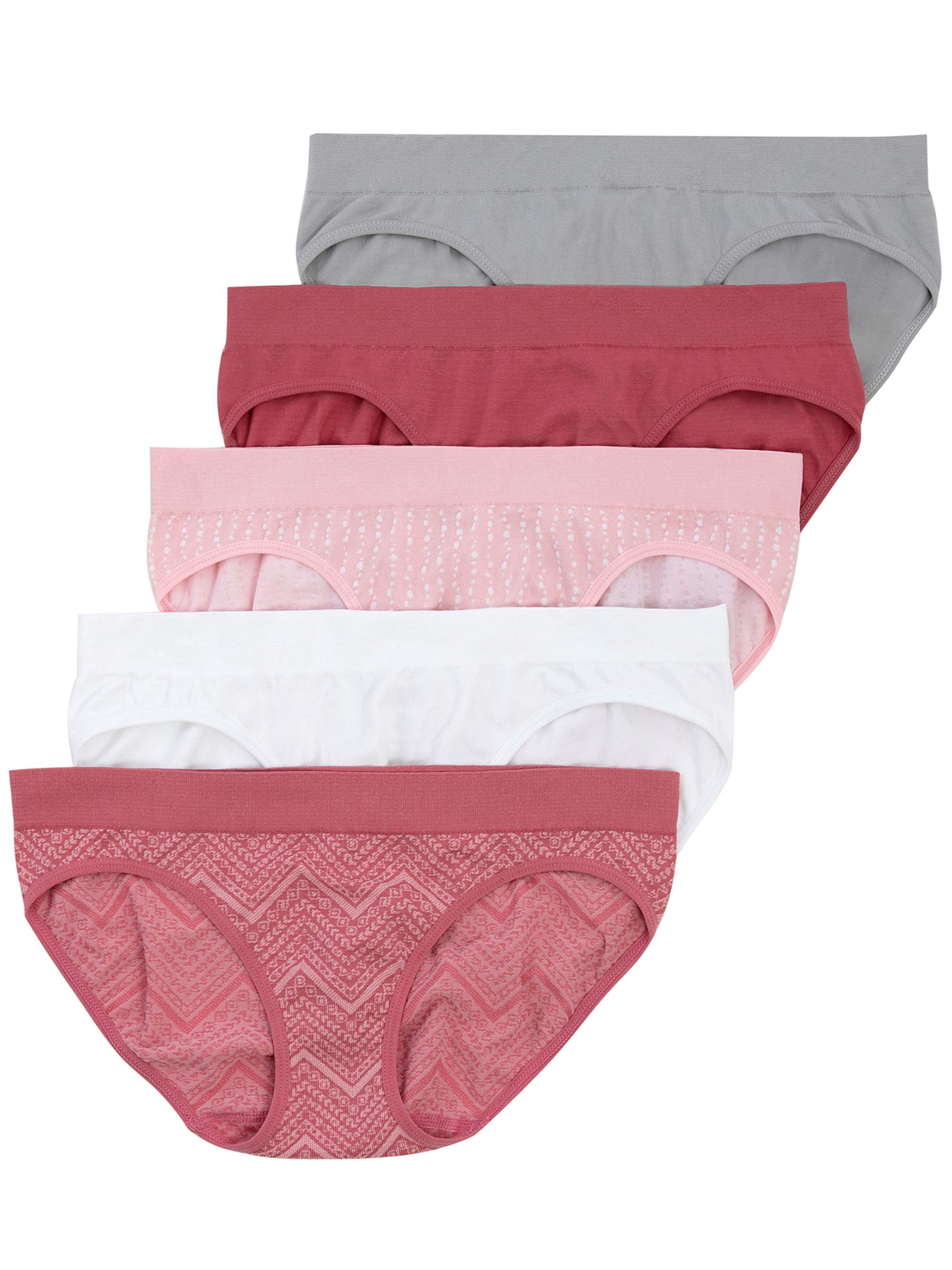 Womens Seamless Stretch Bikini Panty Mermaid Fish Gold Scale Underwear Coverage Panties
