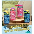 thumbnail image 2 of Opard Kids Water Bottle, BPA Free Tritan 13.5oz Water Bottle with Leakproof Lid, Straw & Carrying Loop for Toddlers, 2 of 7