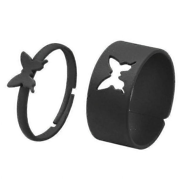 Hollow Ring Ins Girl Vinta Ring Adjable Ring Ring Set