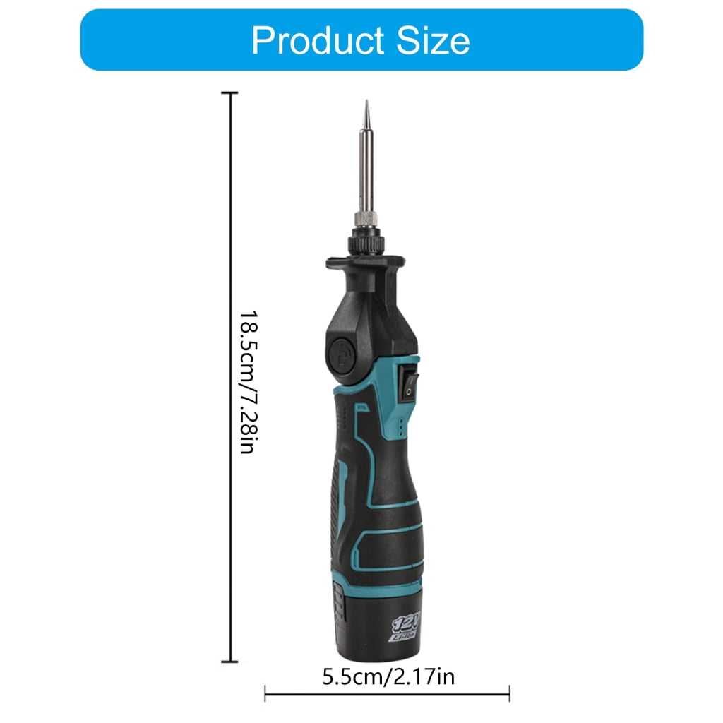 PatungKu 30W Cordless Electric Soldering Iron 400℃ Welding Device for Repair