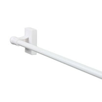 Home Decorative Magnetic Curtain Rod 17-30 inch - White