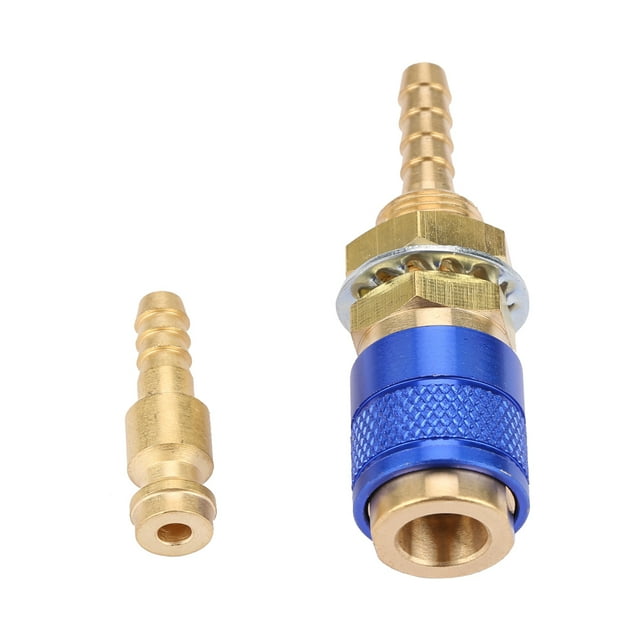 Fast Gas & Water Connection, Easy Installation, Recommend for M6 Hose, Durable Brass Material, Suitable for MIG TIG Welder Torch