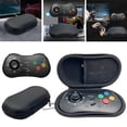 thumbnail image 3 of EVA Hard Shell Carrying Case Compatible with 8Bitdo NEOGEO/M30 Game Controllers, Shockproof Protective Travel Zipper Bag for Storage-Black, 3 of 9