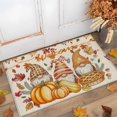 thumbnail image 2 of Fall Door Mat Indoor Entrance Gnome Pumpkin Floor Mat Thanksgiving Welcome Matt Outdoor Rugs Non-Slip Absorbent Maple Leaf Mushroom Doormat for Bathroom Kitchen Front Door 24x16 Inch, 2 of 6