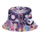 thumbnail image 5 of Kuromi Sombrero bucket para adultos, gorra de protección solar, sombrero de pescador plegable para viajes al aire libre, pesca y actividades de verano, 5 of 6