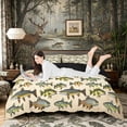 thumbnail image 3 of Meiyoeat Retro Rustic Fish Print Bedding,Fishing Theme Wildlife Pattern Duvet Cover Full,3Pcs,No Comforter, 3 of 6