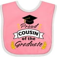 thumbnail image 3 of Inktastic Proud Cousin of the Graduate-family Graduation Boys or Girls Baby Bib, 3 of 4
