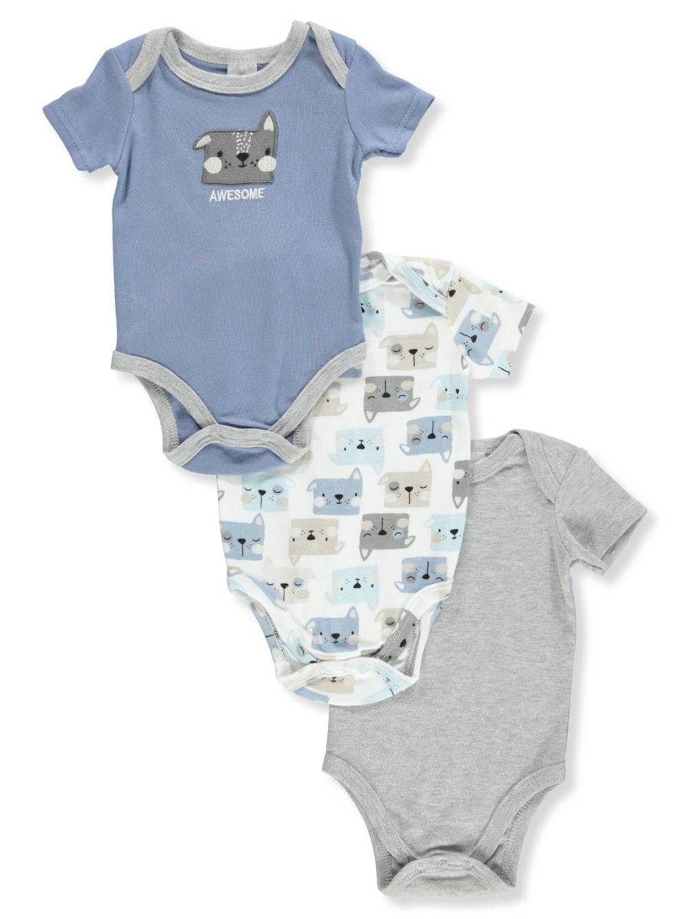Sleeveless Care Baby Boys Bodysuit Exclusive 3-Pack