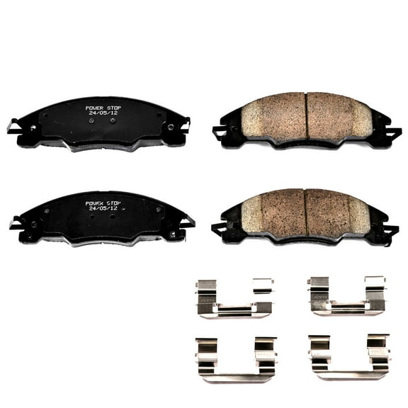 Power Stop Front Z17 Evolution Ceramic Brake Pads with Hardware 17-1339