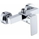 thumbnail image 1 of Grifo de ducha de pared cromado moderno con mezclador de ducha para agua fría y caliente, 1 of 5