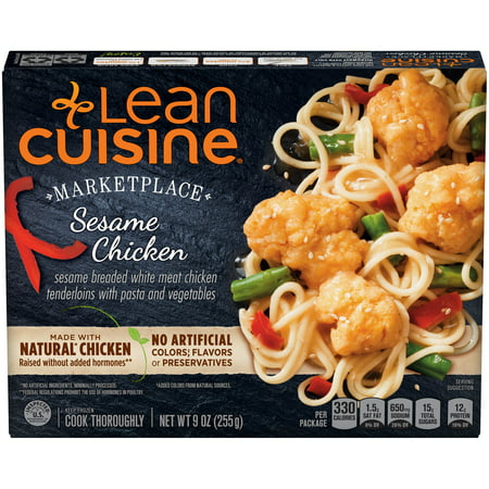 Lean Cuisine Cafe Classics Sesame Chicken Meal 9 oz, Pack of