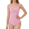 thumbnail image 3 of Girls Tankini Swimsuit Size 10-12 Ruffled Styles Polka Dot Lightweight Upf 50+ Protection One Piece Swimsuit 2026 Long Torso Bathing Suit Cute Swim Suits, 3 of 7