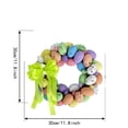 thumbnail image 5 of Biezeib Easter Egg Wreath for Front Door Artificial Wreath Easter Decor for Indoor Outdoor Porch, 5 of 6