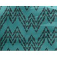 thumbnail image 4 of oneOone Georgette Viscose Fabric Chevron Ikat Printed Fabric 1 Yard 42 Inch Wide, 4 of 4