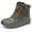 Green, variant on Men Waterproof Snow Boots Winter Ankle Wide Toe Box Work Boots