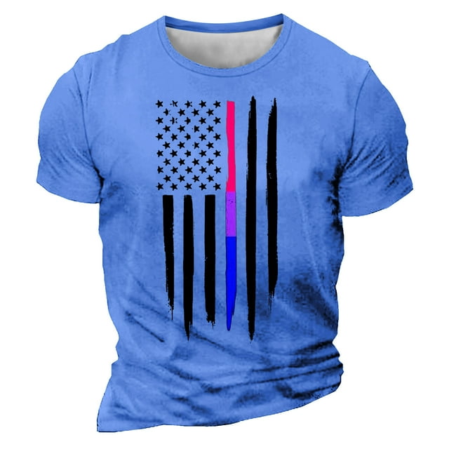 Chemises à Manches Longues pour Hommes Imprimé Décontracté Col Rond T-Shirt à Manches Courtes, Chemises à Manches Longues pour Hommes Coton