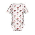 thumbnail image 2 of Balery Different Mushrooms Pattern Baby Climbing Clothes Infant Bodysuit Cute Infant Bodysuit Baby Romper-6 Months, 2 of 7