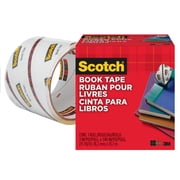 Scotch® 845 Book Tape, 3 x 540, Clear