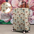 thumbnail image 4 of Beige Highland Cow Flower Pajama Pattern Luggage Cover Fashion Suitcase Cover Baggage Covers Fit 25-28 Inch Luggage (Go Travel), 4 of 5