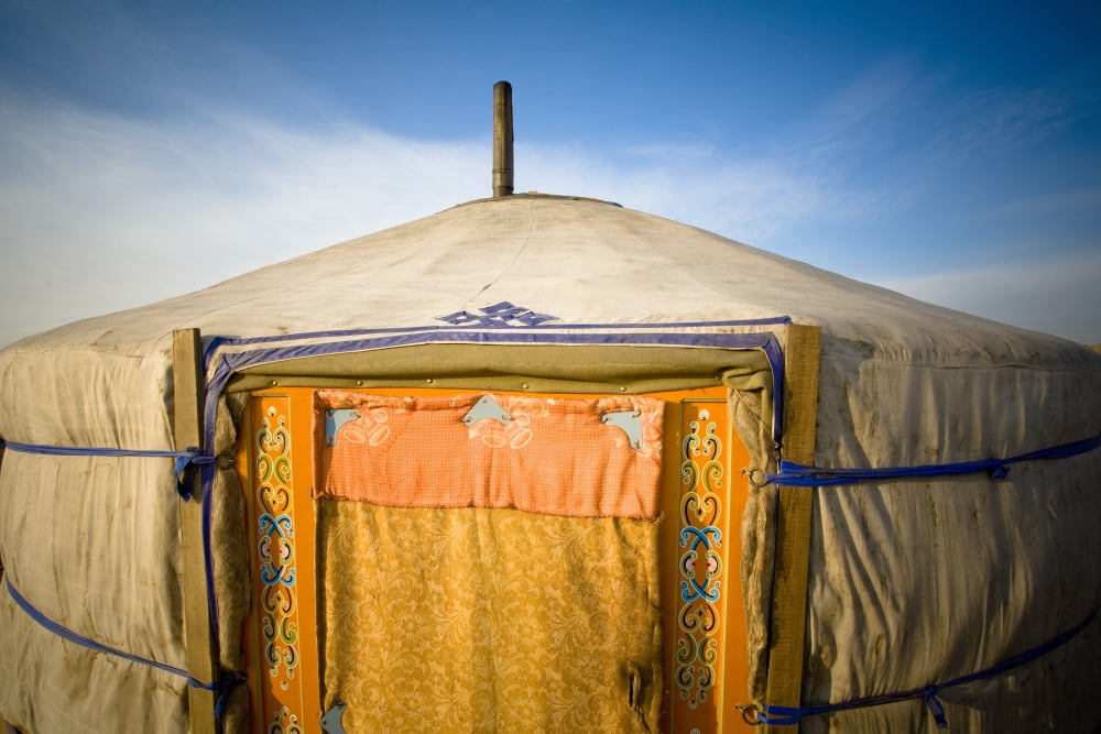 Tent In The Desert Ulaanbaatar Mongolia Canvas Art - David DuChemin Design Pics (19 x 12)