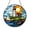 Acrylic 3.5 Inch, variant on Stained Glass Lighthouse with Sailboats Window Panel, Ocean and Sunset Inspired Decor, Window or Wall Accent, Unique Gift Idea