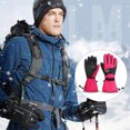 thumbnail image 2 of Eigraketly Guantes de invierno Dulce regalo Resiliencia Mitones para exteriores Suministros de ciclismo ajustables Equipo deportivo Ropa de ciclismo Ciclismo SK05/Rojo rosa/L Eigraketly OD025879-35, 2 of 6