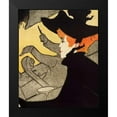 thumbnail image 2 of Toulouse-Lautrec, Henri 12x14 Black Modern Framed Museum Art Print Titled - Detail Divan Japonais, 2 of 5