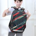 thumbnail image 6 of FORMRS Unisex School Backpack 17" Student Travel Bag with Laptop Compartment, Stars Abstract Lines, 6 of 7